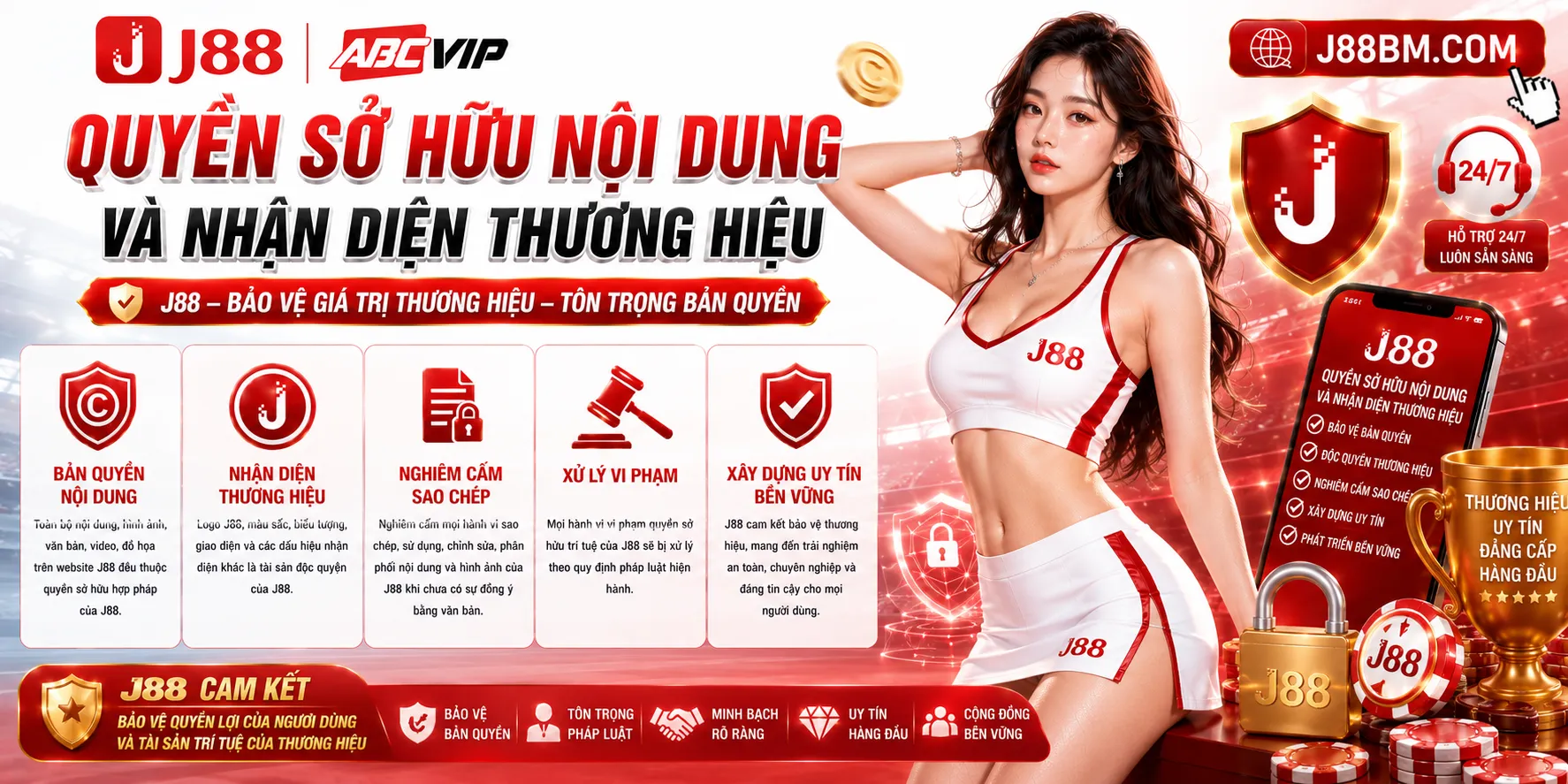 Điều Khoản Sử Dụng J88 – Quy Định Dành Cho Người Dùng 2 Quyền sở hữu nội dung và nhận diện thương hiệu